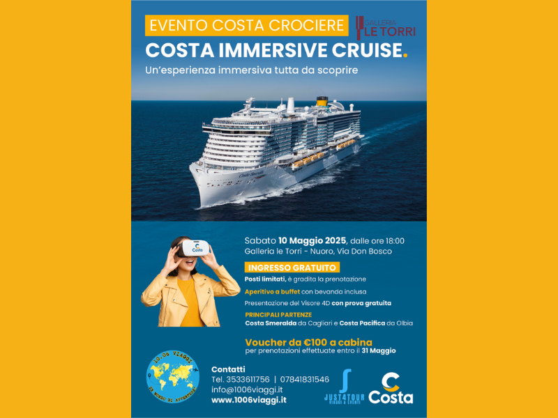 Costa Virtual Experience 4D con Buffet
